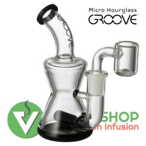 Groove Hourglass Micro rig bubbler pour dab
